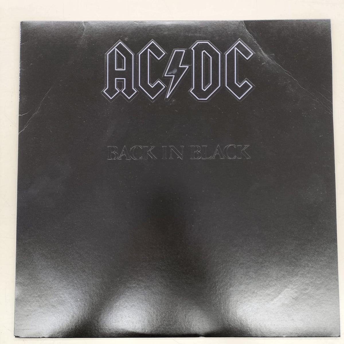 Warner Pioneer Record AC/DC BACK IN BLACK