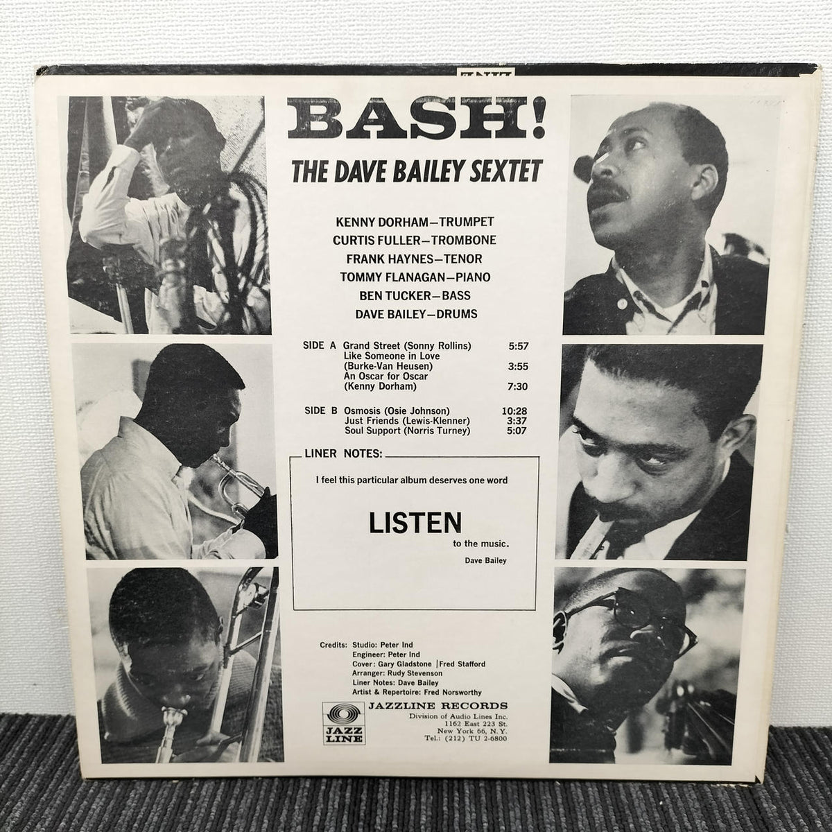 THE DAVE BAILEY SEXTET [Original Edition] Record BASH!