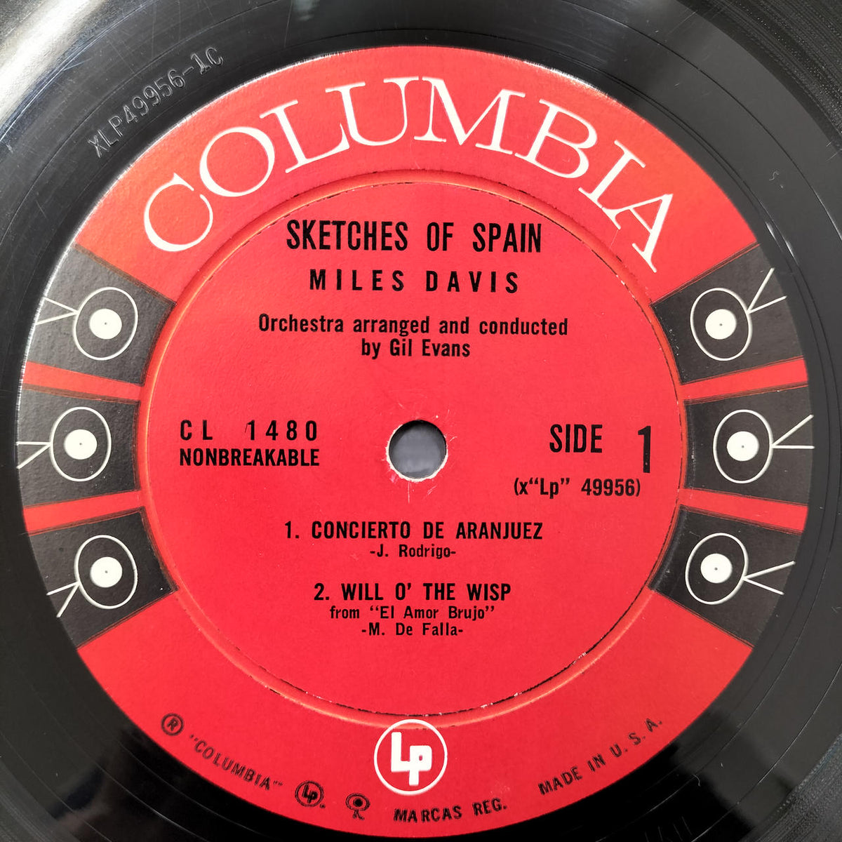 MILES DAVIS Record SKETCHES OF SPAIN