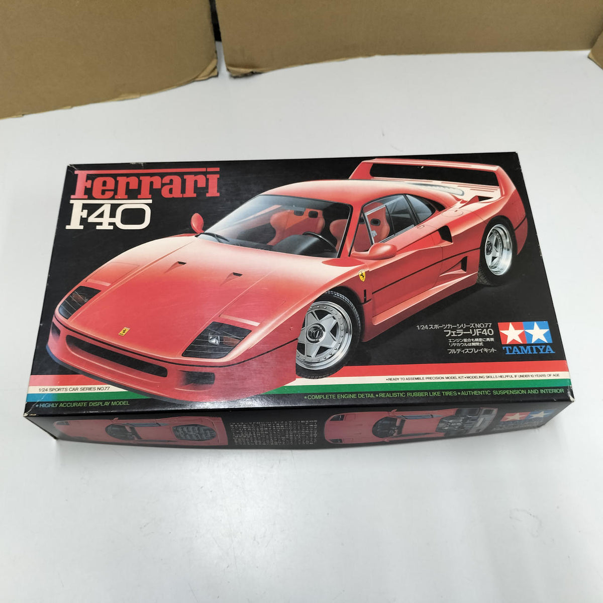 TAMIYA 1/24 Ferrari F40 Sports Car Series NO.77