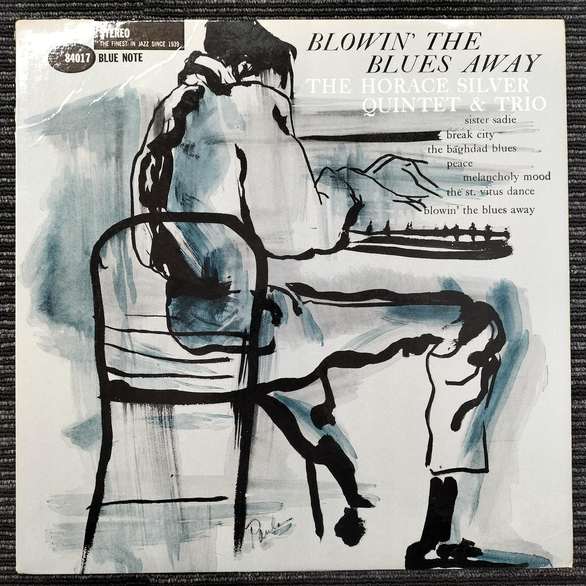 THE HORACE SILVER QUINTET [STEREO Original Edition] Record BLOWIN THE BLUES AWAY