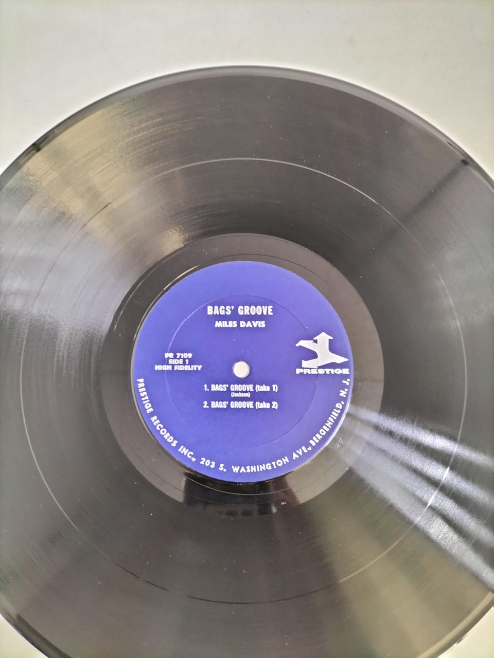 Prestige LP Record JAZZ/FUSION MILES DAVIS/BAGS GROOVE