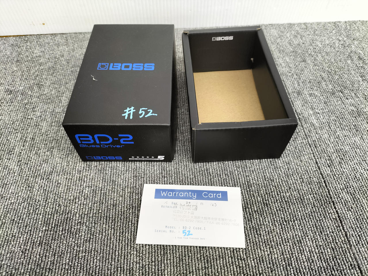 BOSS Effects pedal: BD-2 Type Code.1 – BanzaiHobby
