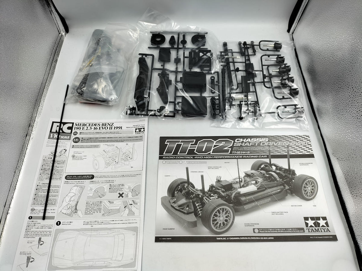 Tamiya 1/10 Electric RC 4WD Racing Car TT-02 CHASSIS SHAFT DRIVEN 4WD
