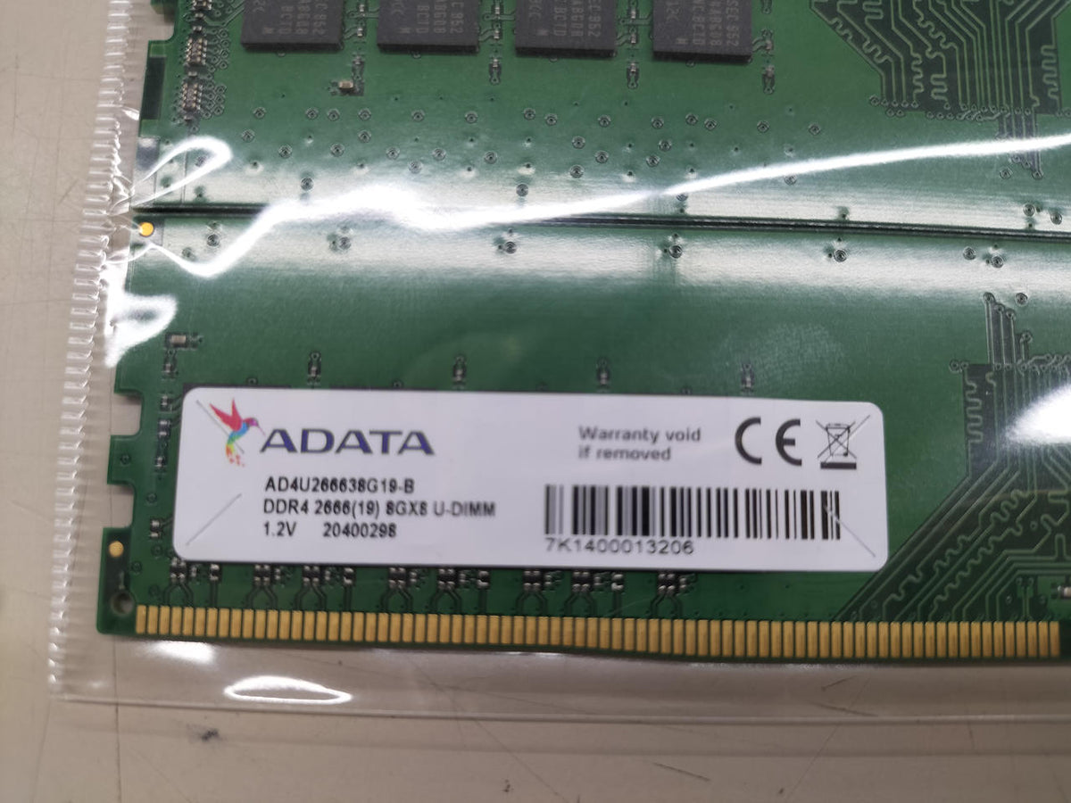 ADATA Memory: DDR4 2666 8GB×2