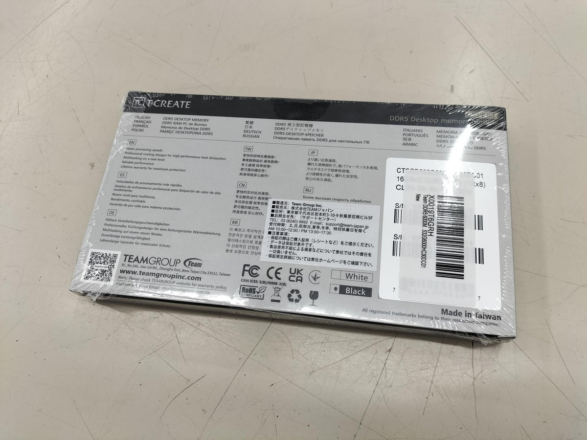TEAMGROUP [Unopened] DDR5 2×16GB Memory T-CREATE DDR5 32GB 6000MHZ