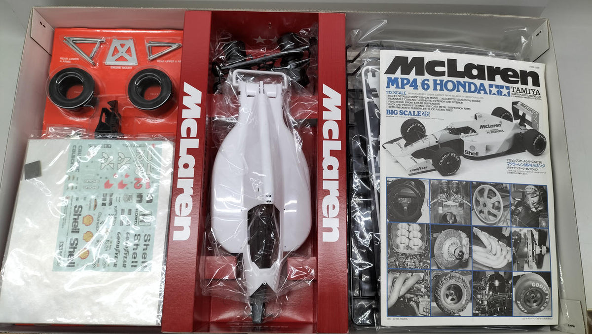 Tamiya 1/12 Plastic Model McLaren MP4/6 Honda