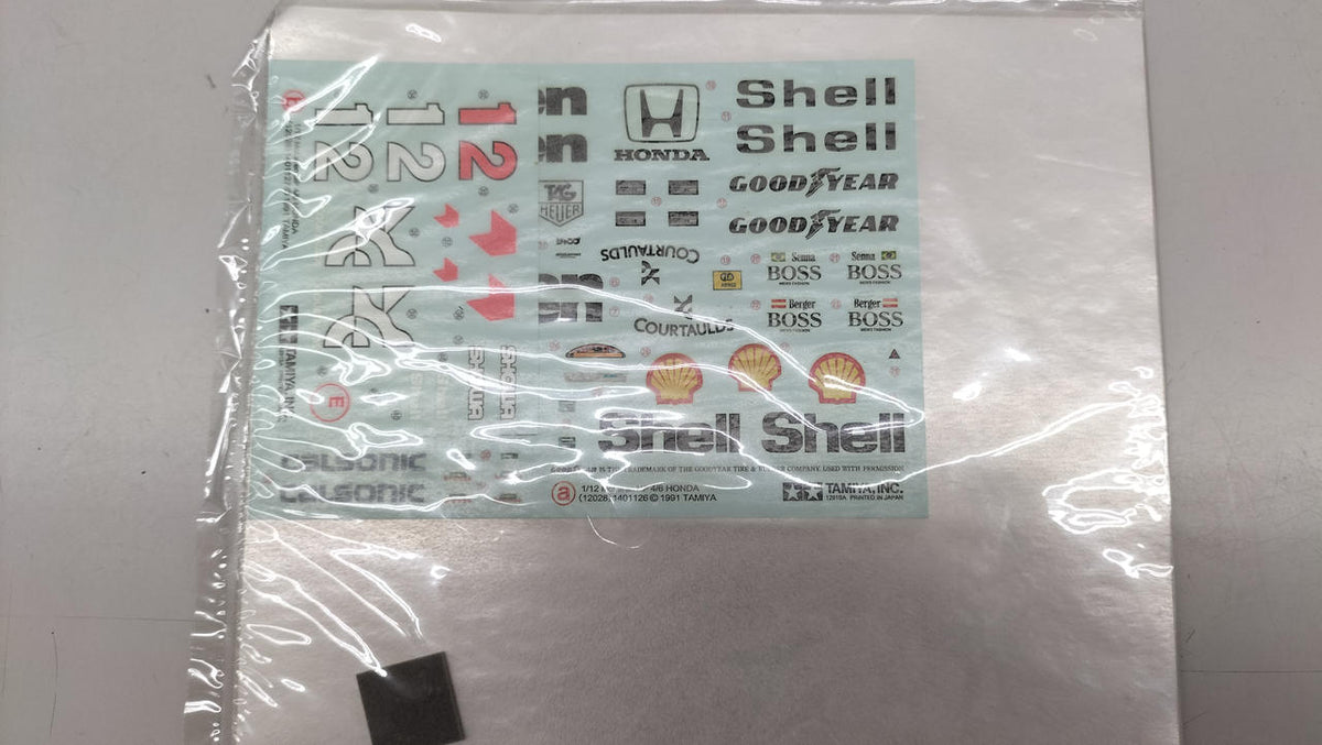 Tamiya 1/12 Plastic Model McLaren MP4/6 Honda