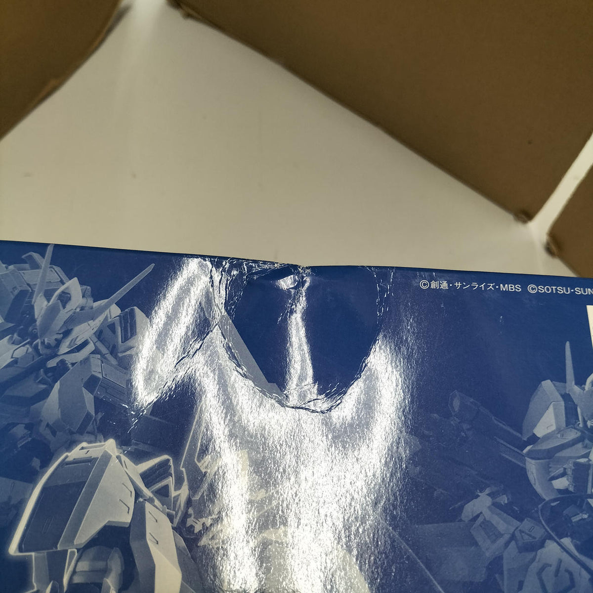 BANDAI SPIRITS MG Gundam Barbatos Expansion Parts Set Premium Bandai Limited Box Crushed