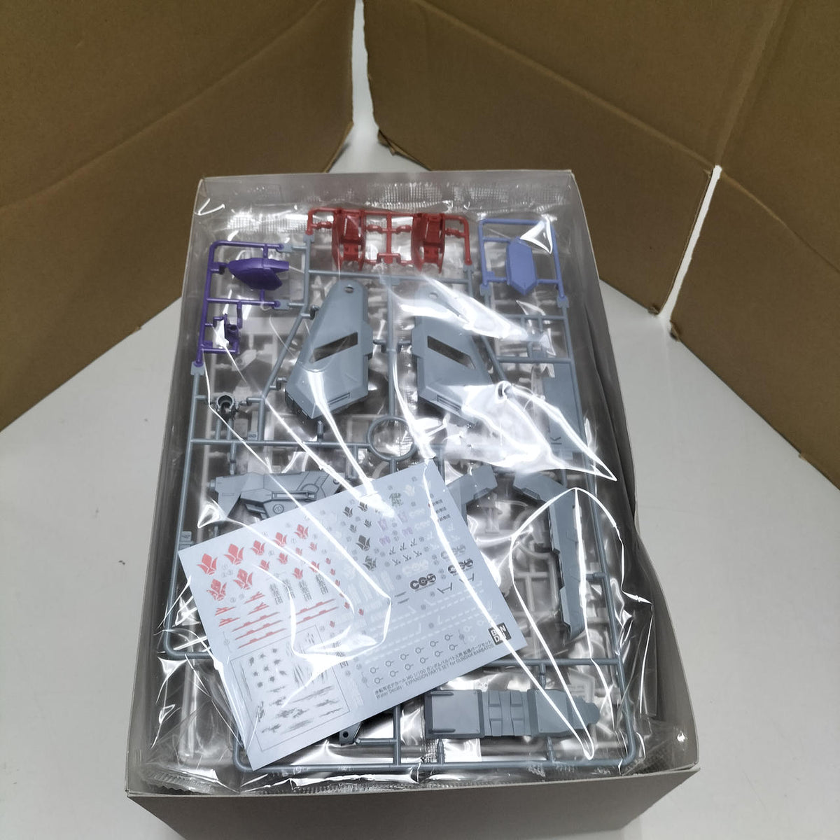 BANDAI SPIRITS MG Gundam Barbatos Expansion Parts Set Premium Bandai Limited Box Crushed