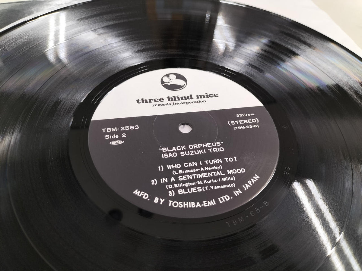 THREE BLIND MICE LP Record Isao Suzuki Trio / Black Orpheus / TBM-2563