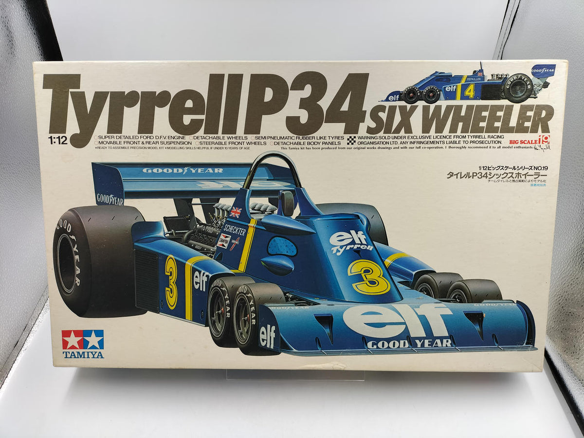 Tamiya 1/12 Scale Plastic Model Tyrell P34 Six-Wheeler - Banzai Thrifting | BanzaiHobby