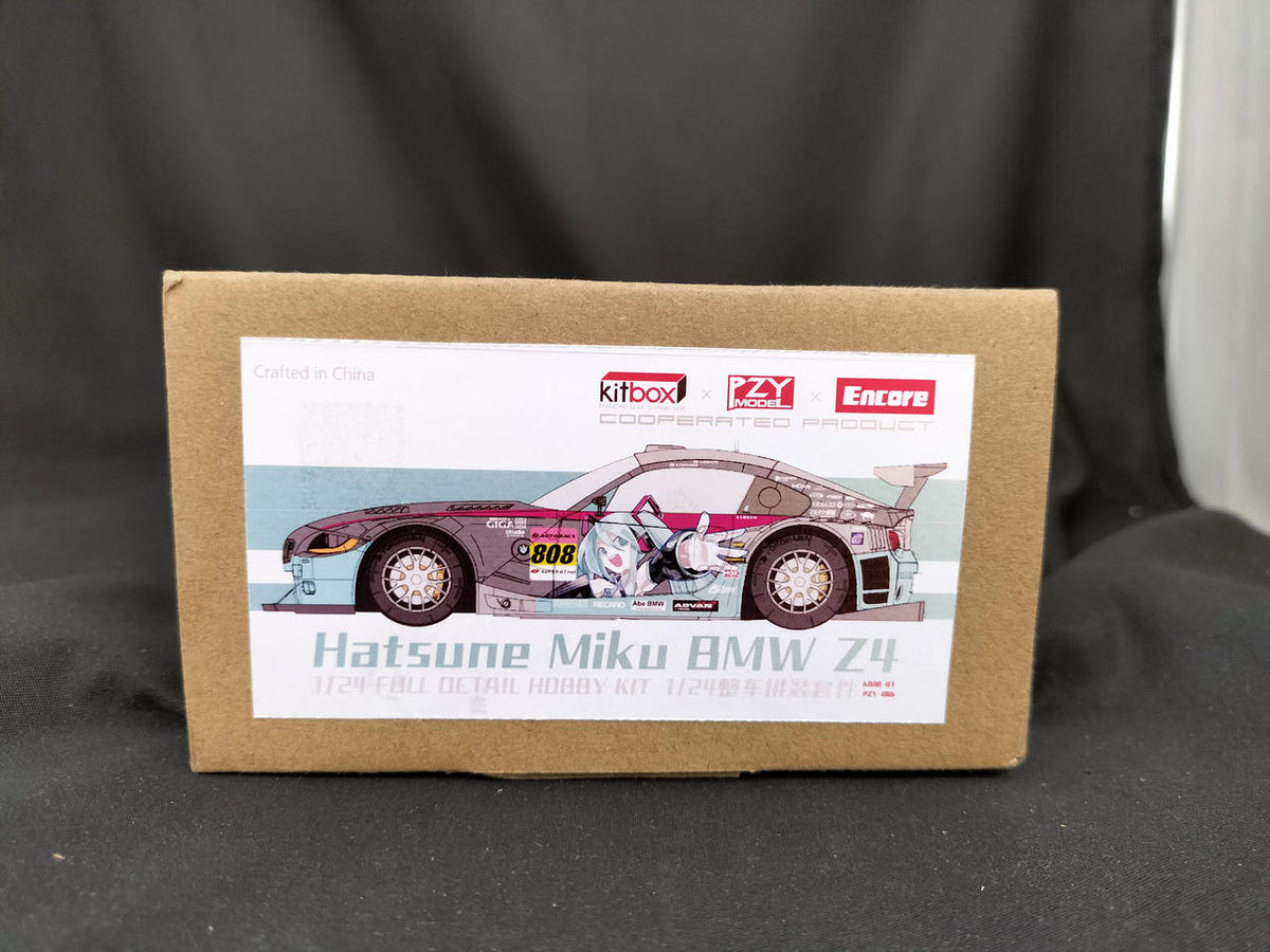 KITBOX×PZY MODEL Hat Sune Miku BMW Z4 1/24 Hatsune Miku Edition - Banzai Thrifting | BanzaiHobby