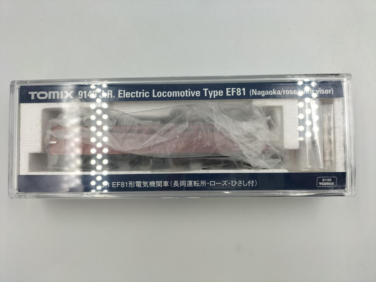 TOMIX N Gauge JR EF81 Electric Locomotive (Nagaoka Depot, Rose, with Canopy) - Banzai Thrifting | BanzaiHobby