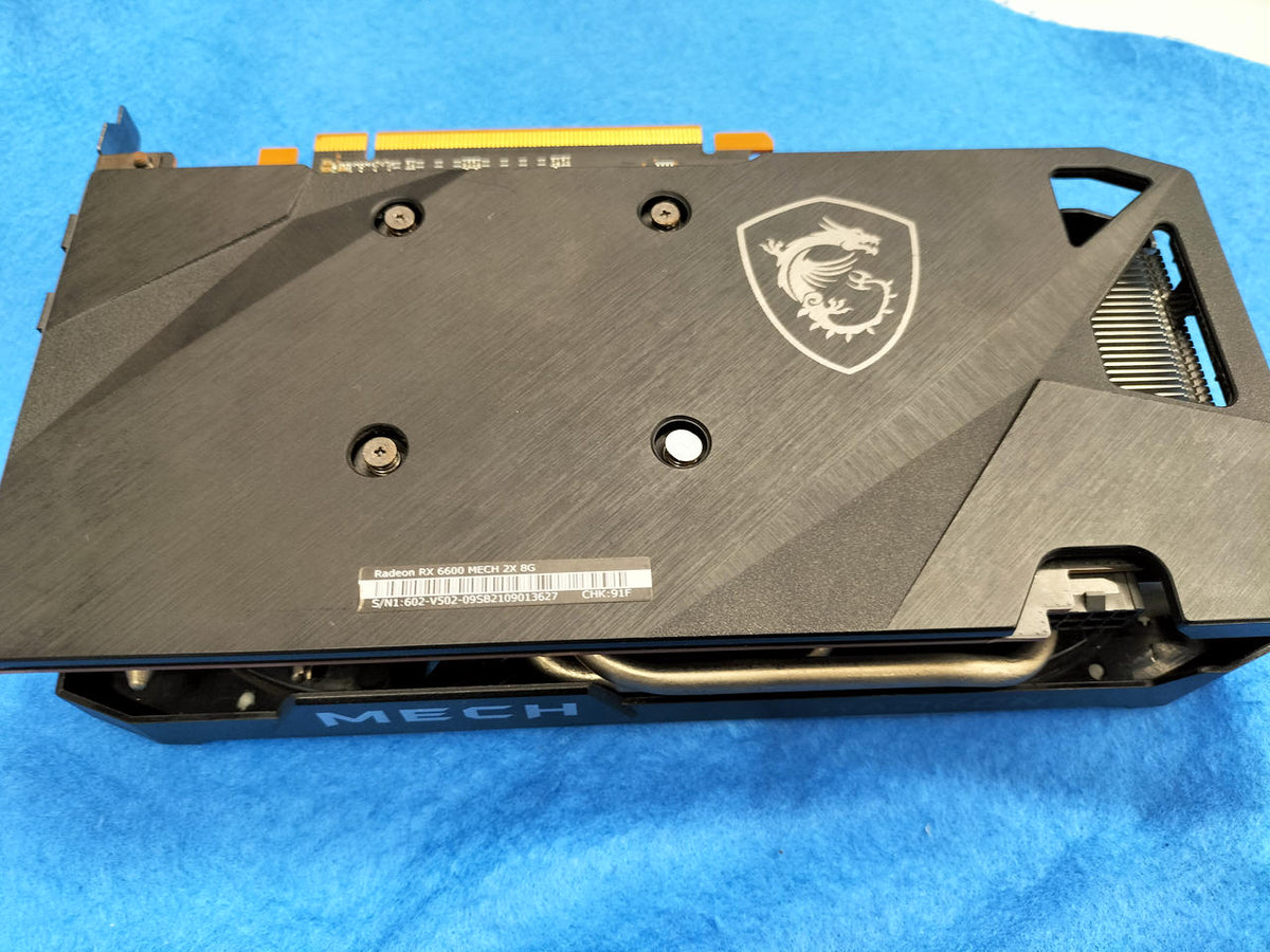 MSI Graphics Card: RADEON RX6600 MECH 2X 8G - Banzai Thrifting | BanzaiHobby