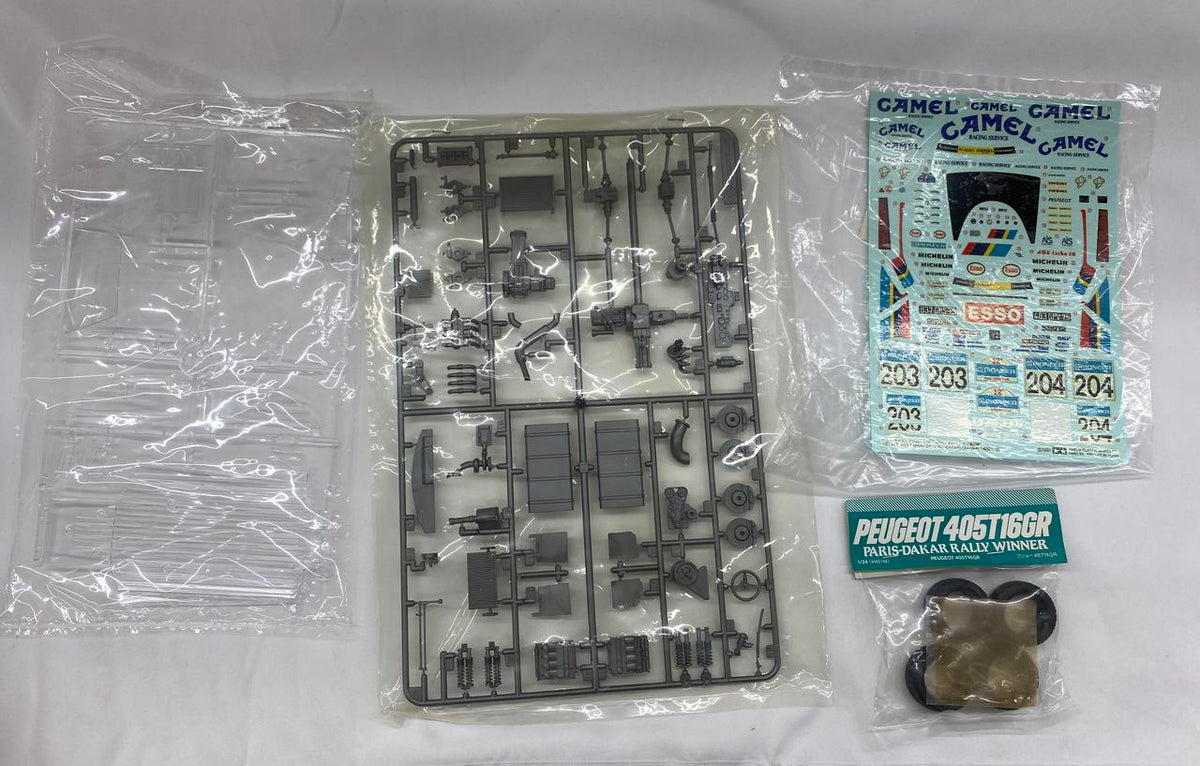 TAMIYA Plastic Model 1/24 Camel Peugeot 405T16GR 1990 Paris Da