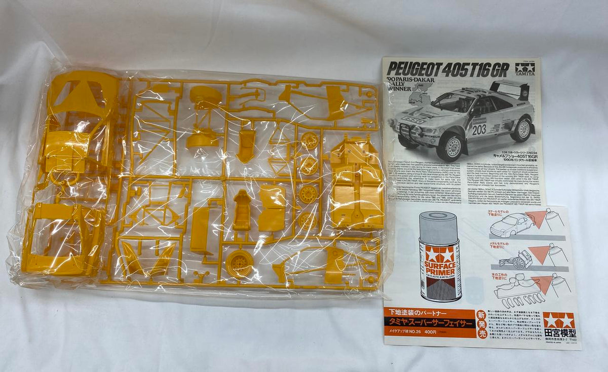 TAMIYA Plastic Model 1/24 Camel Peugeot 405T16GR 1990 Paris Da