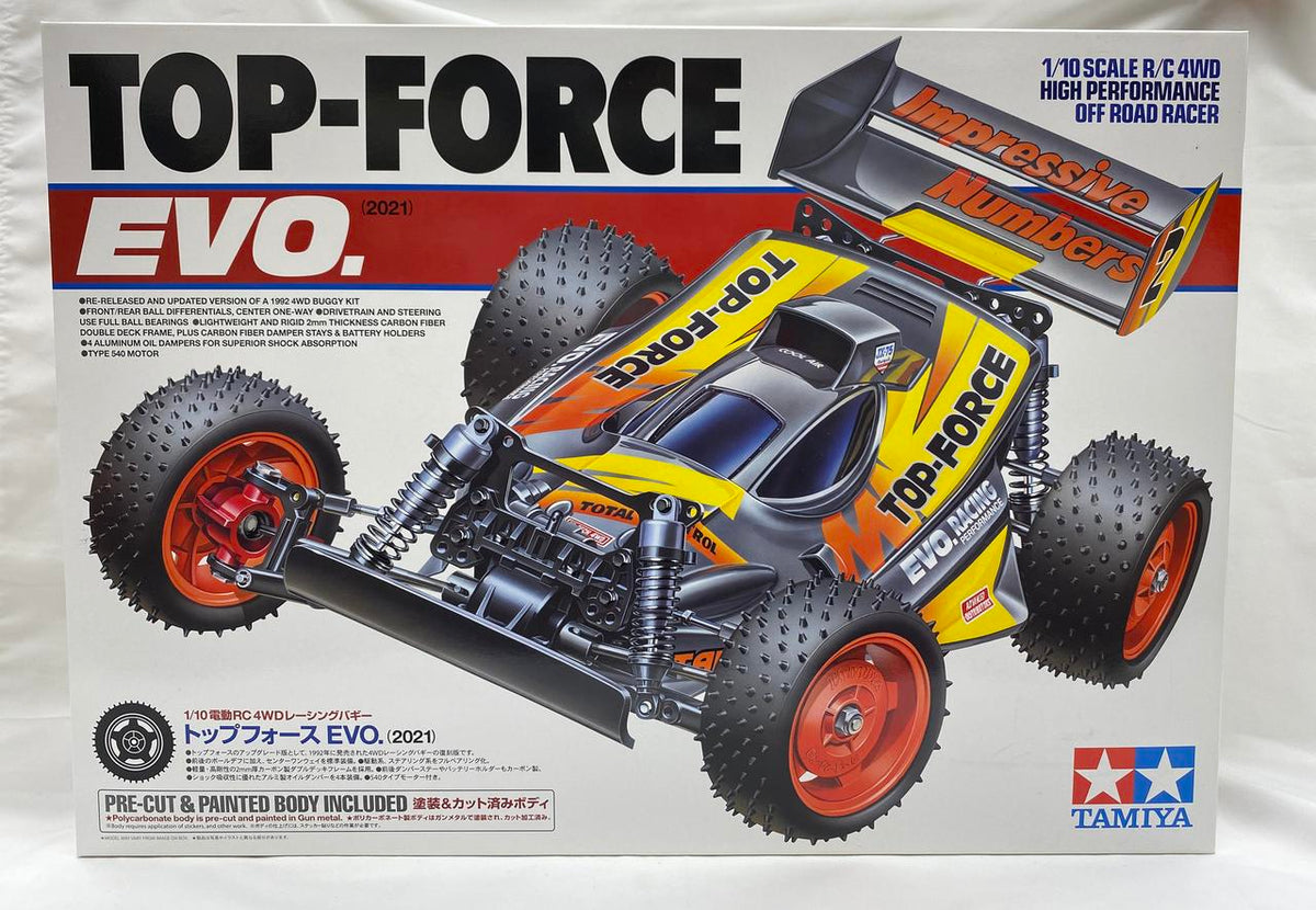 TAMIYA Electric Radio Control 4WD Buggy Assembly Kit "1/10 RC Top Force EVO. (2021)」