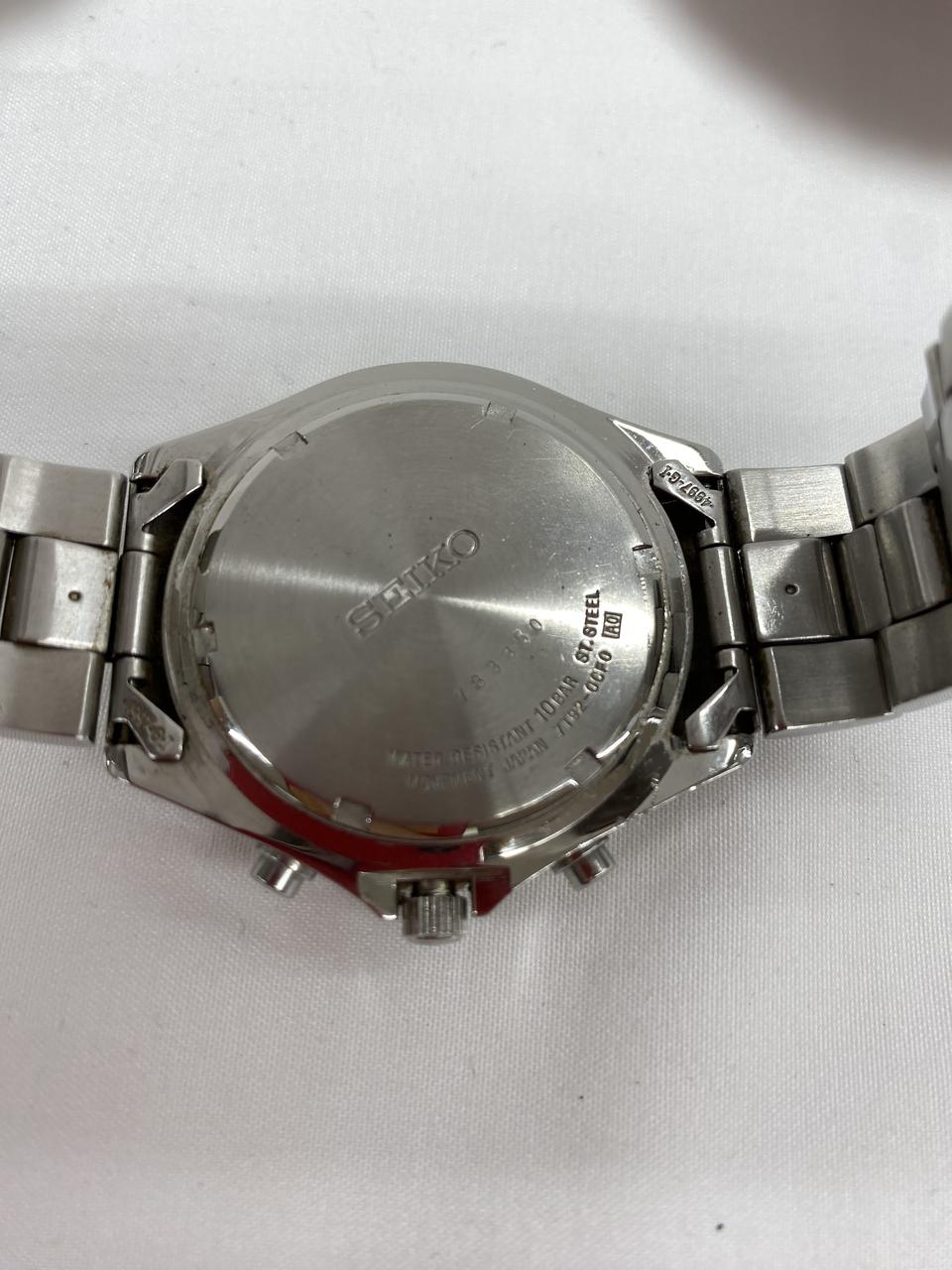 SEIKO Chronograph Watch 7T92-00P0 - Banzai Thrifting | BanzaiHobby