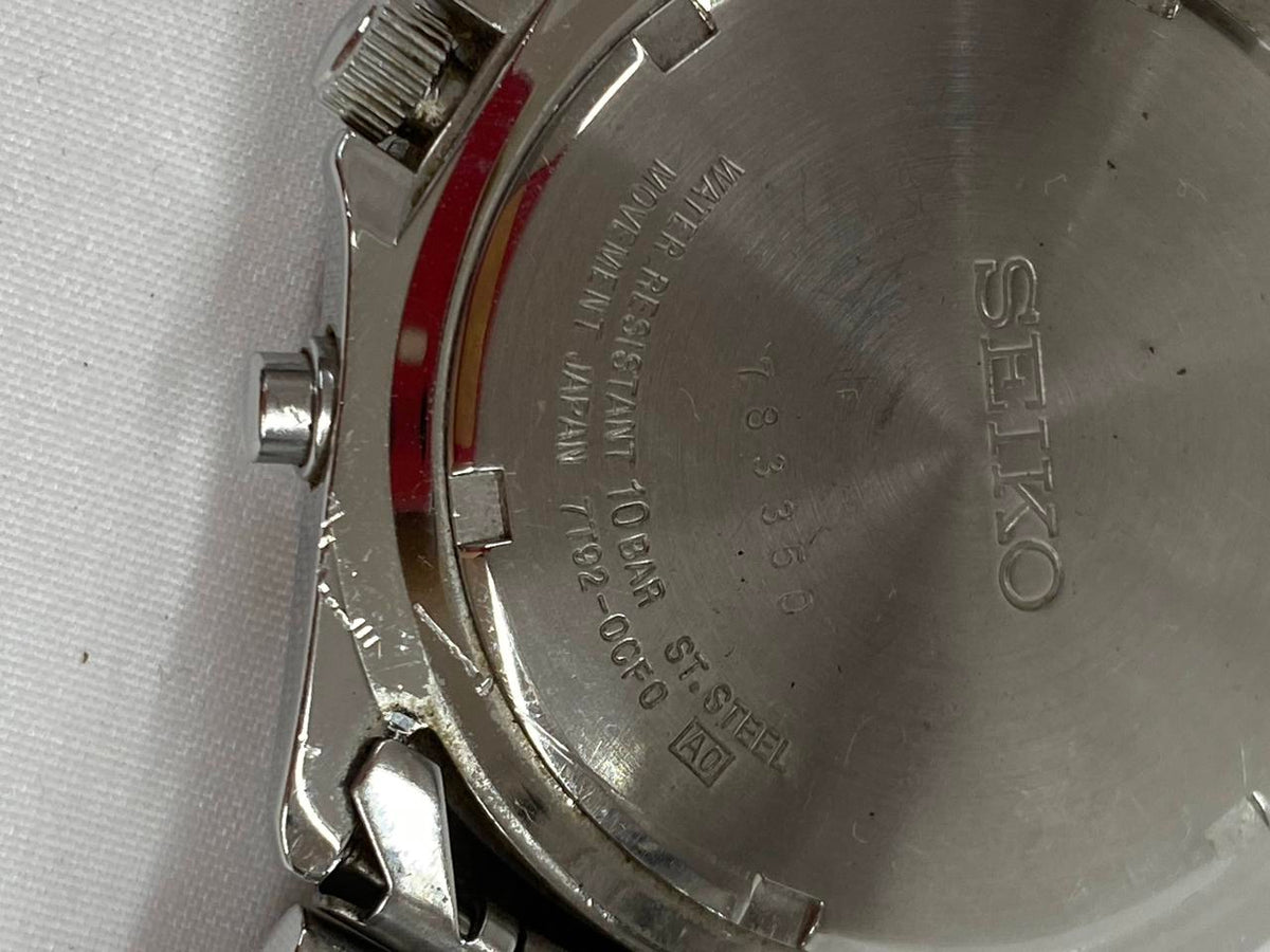SEIKO Chronograph Watch 7T92-00P0 - Banzai Thrifting | BanzaiHobby