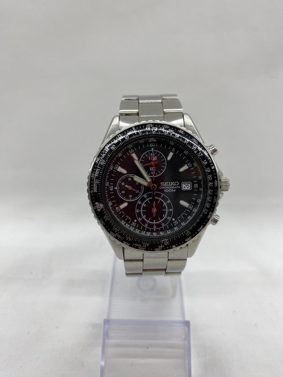 SEIKO Chronograph Watch 7T92-00P0 - Banzai Thrifting | BanzaiHobby