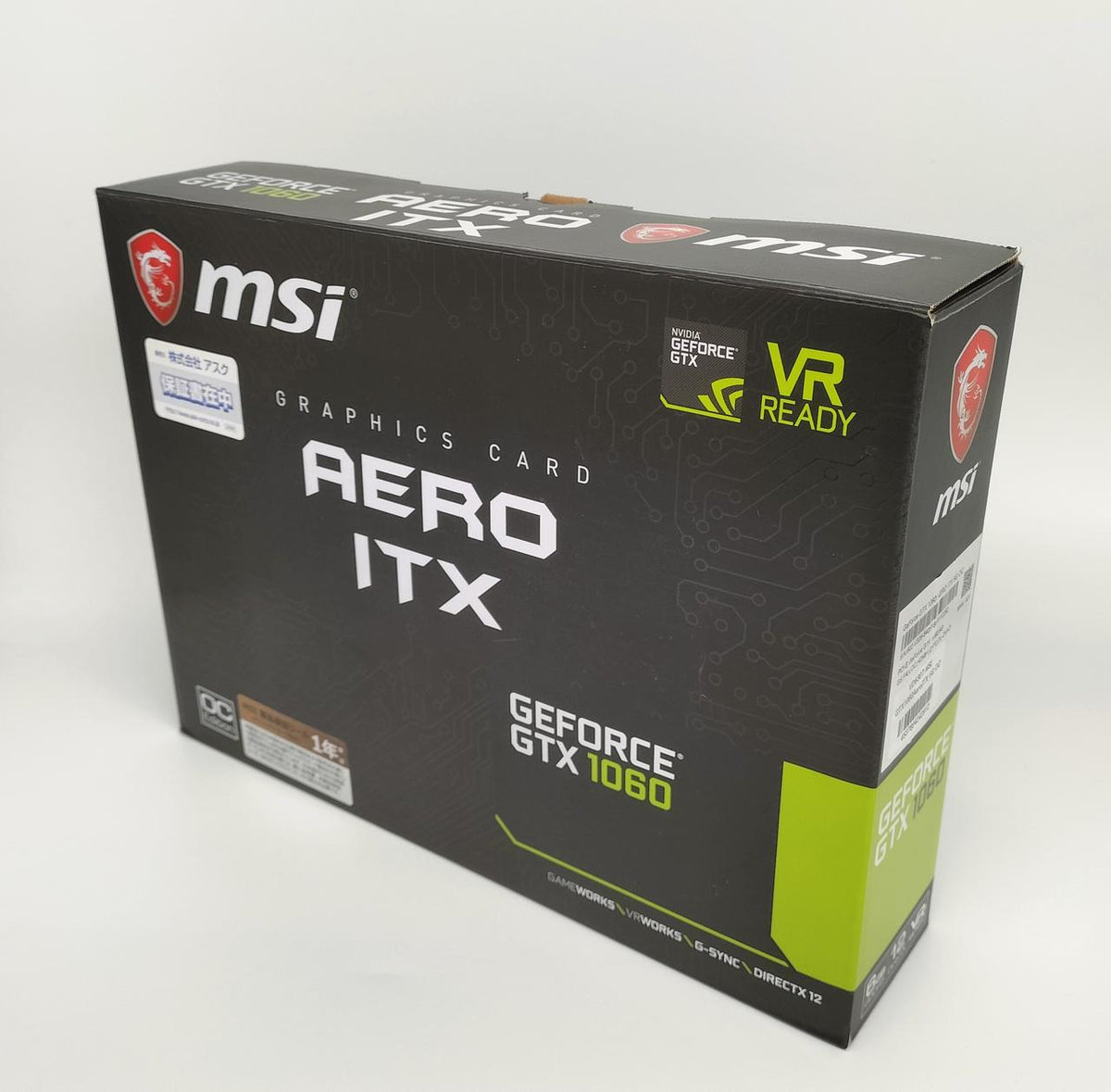 MSI Graphics Card GTX1060 AERO ITX 6GB