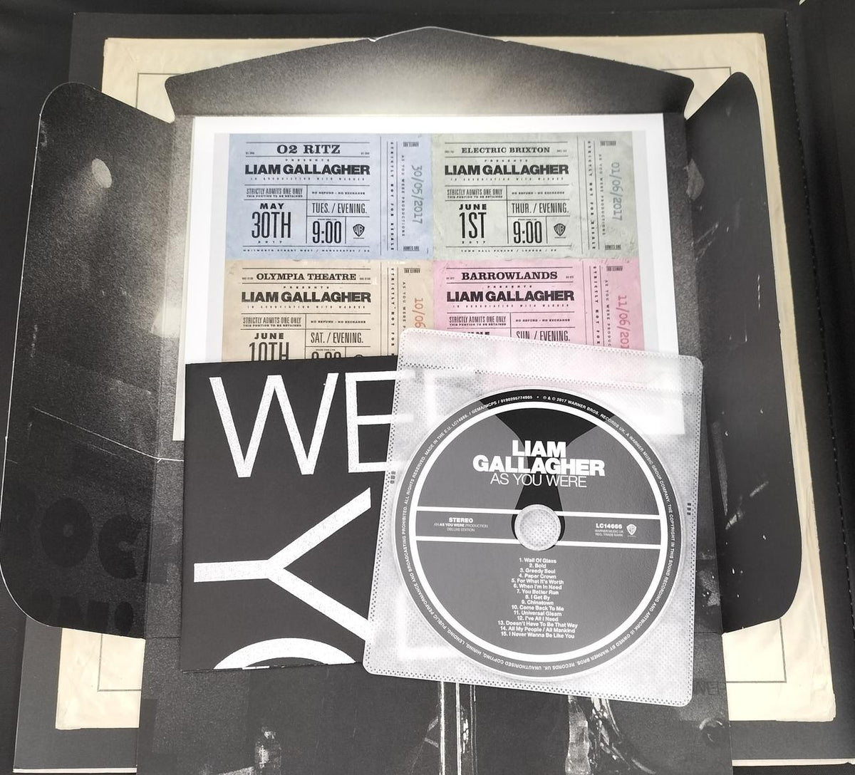 LIAM GALLAGHER ONLINE LP Western Music Liam Gallagher AS YOU WERE: DELUXE BOX SET
