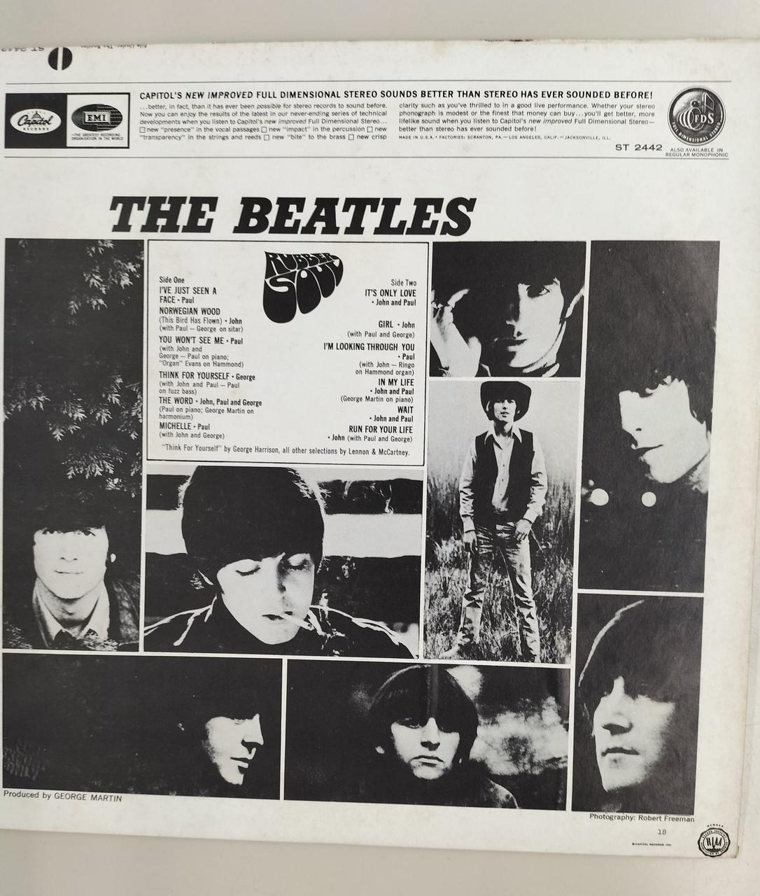 CAPITOL RECORDS LP Record RUBBER SOUL