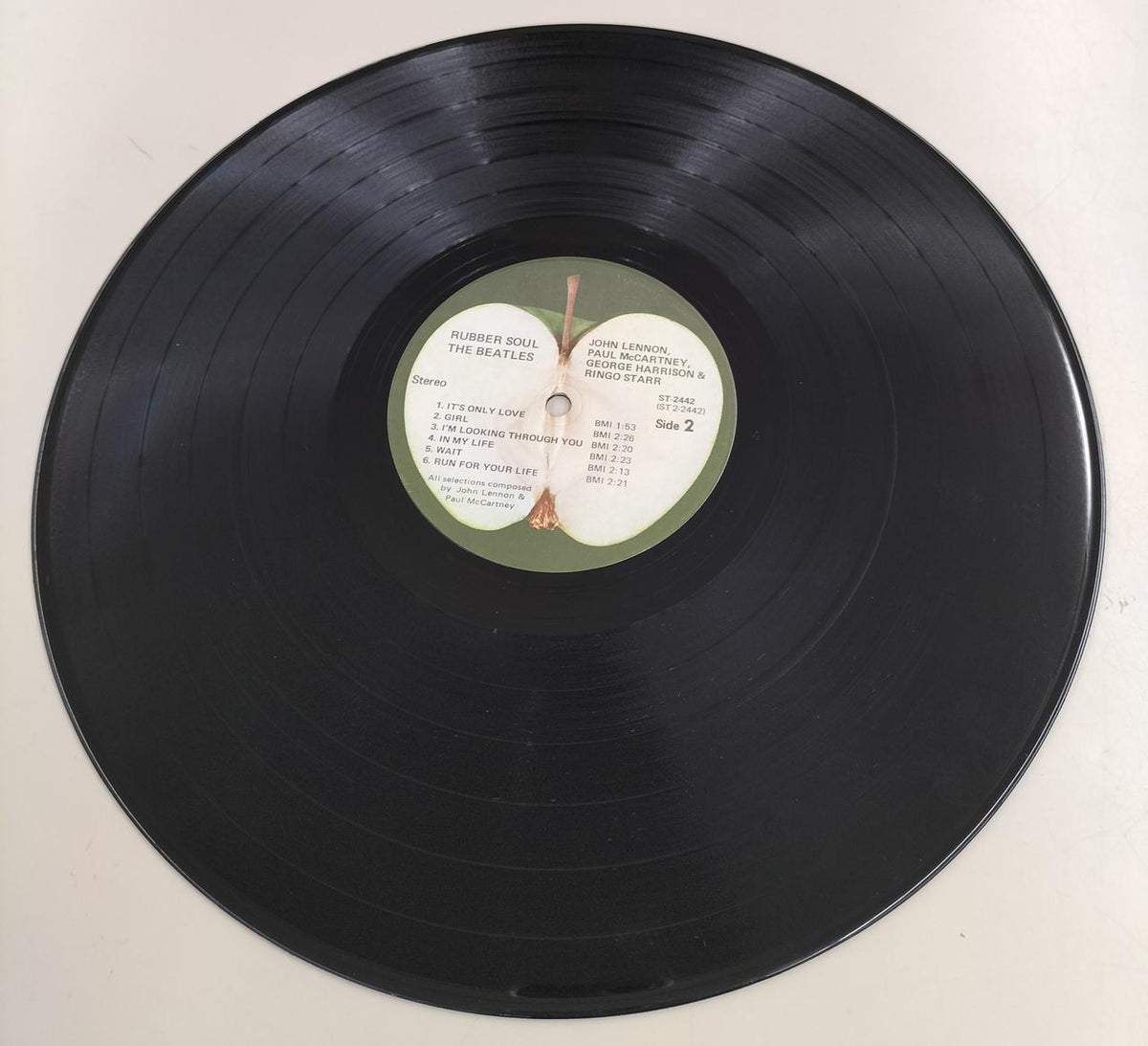 CAPITOL RECORDS LP Record RUBBER SOUL