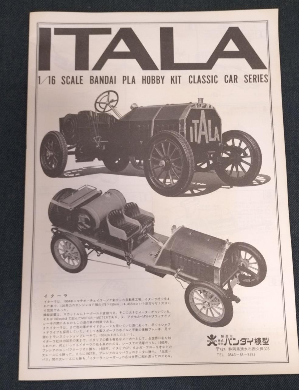 BANDAI [Unopened inner bag] Itala 1/16 - Banzai Thrifting | BanzaiHobby