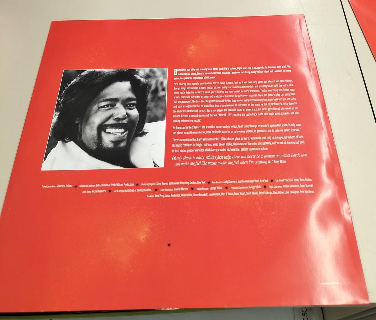 UME LP record BAEEY SVHITE