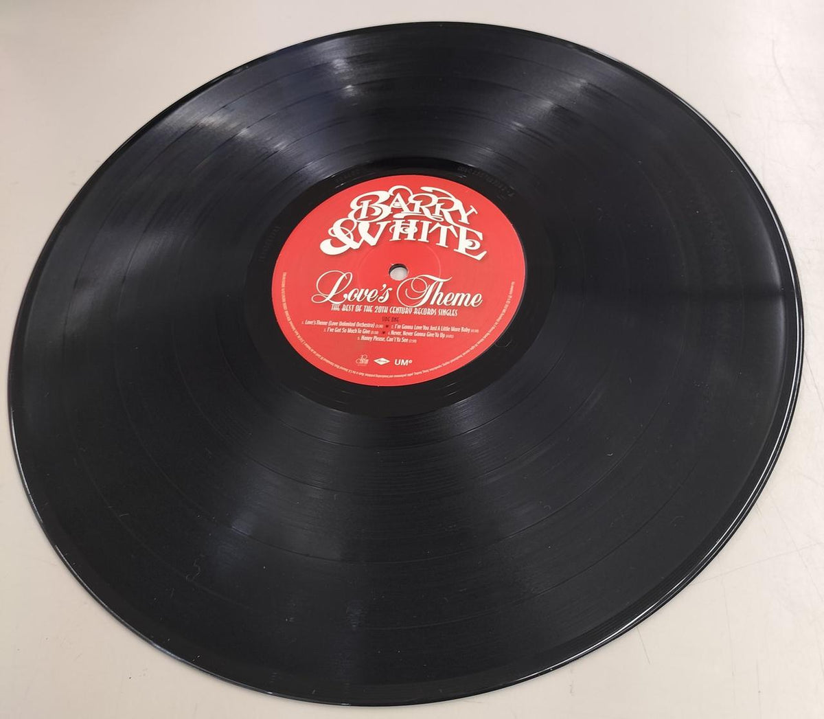 UME LP record BAEEY SVHITE