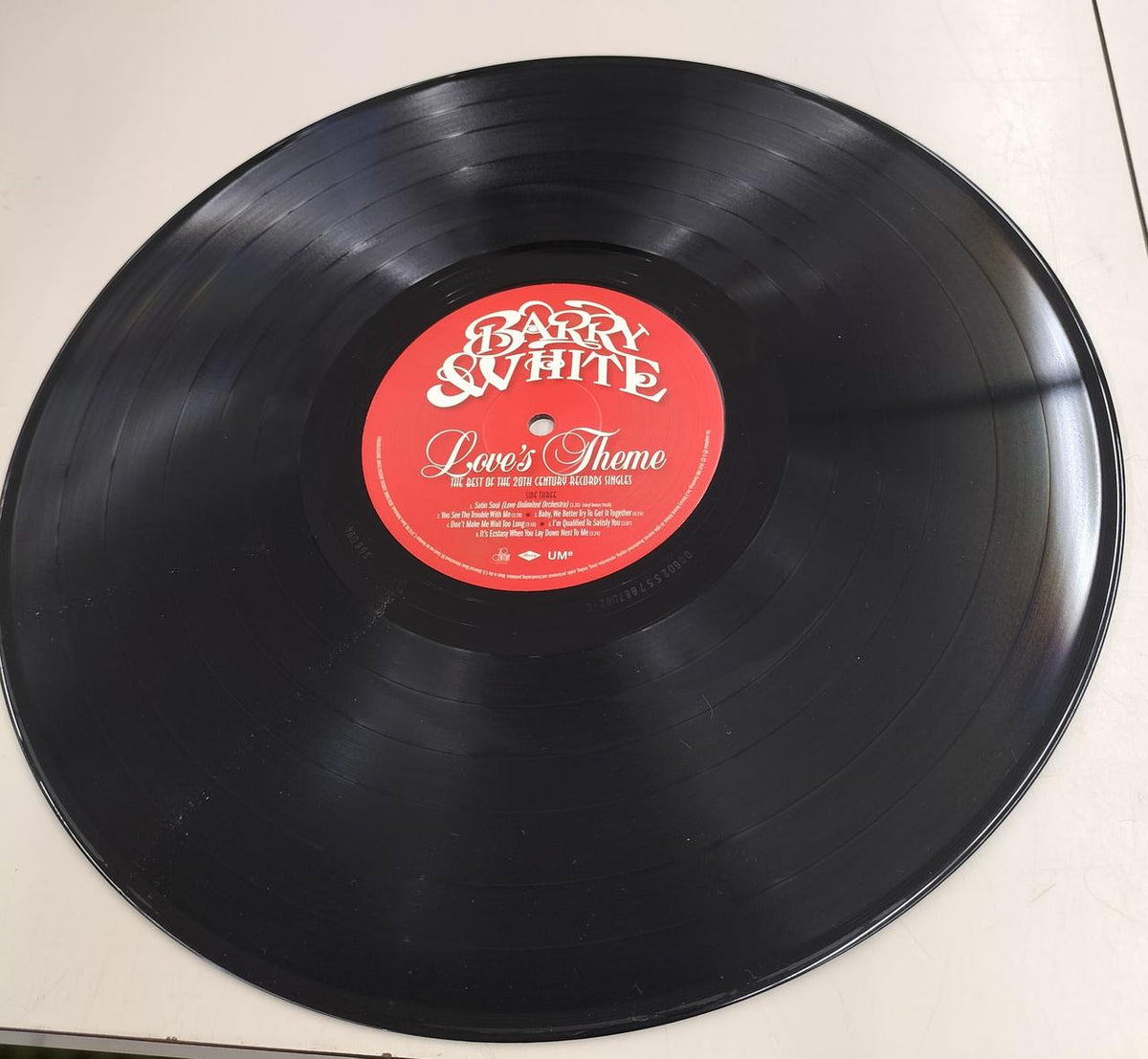 UME LP record BAEEY SVHITE