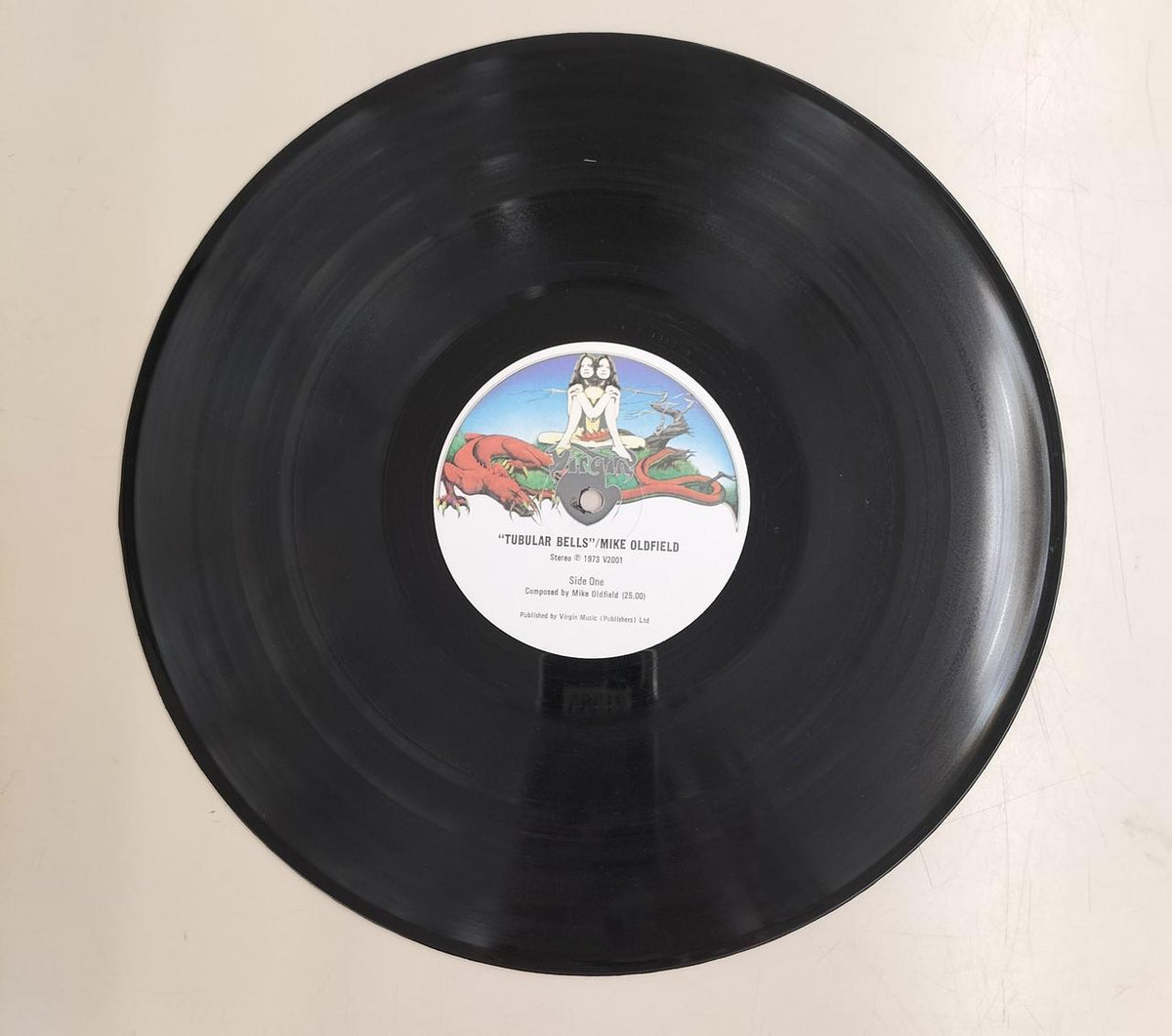 VIRGIN LP Record V2001 TUBULAR BELLS