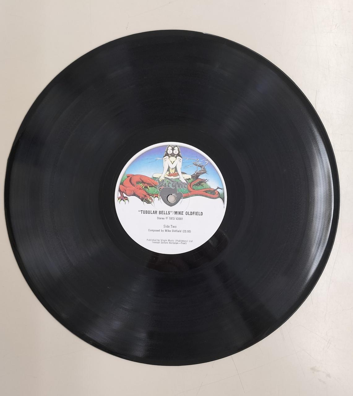VIRGIN LP Record V2001 TUBULAR BELLS