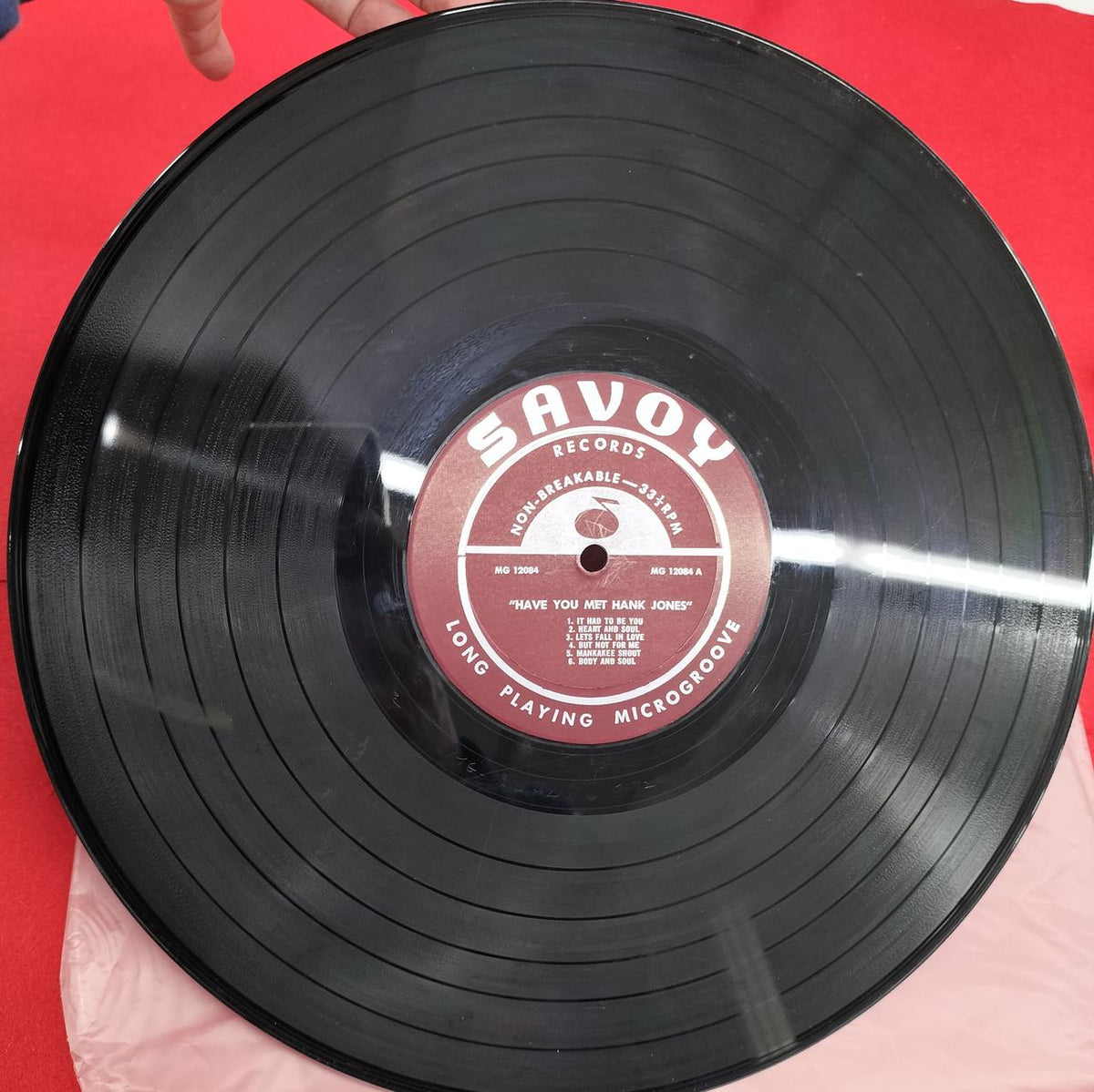 SAVOY RECORD LP record HAVE YOU MET HANK JONES