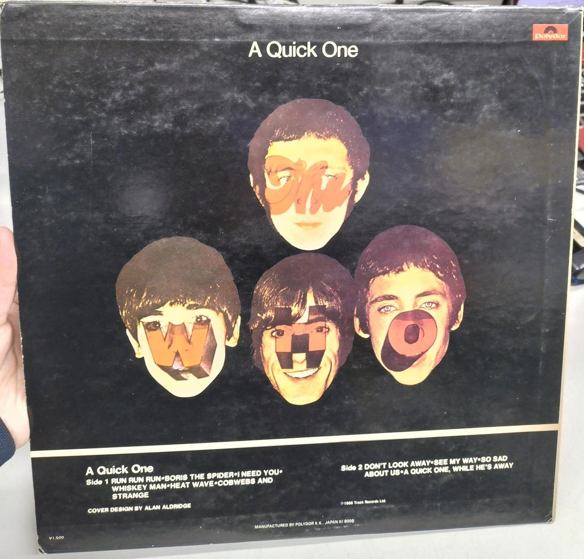TRACK RECORDS LP Record A QUICK ONE