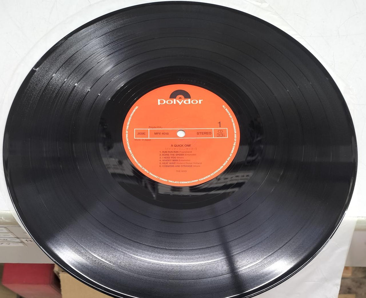 TRACK RECORDS LP Record A QUICK ONE