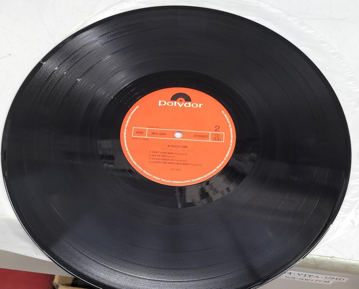 TRACK RECORDS LP Record A QUICK ONE