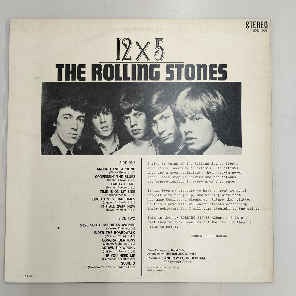 LONDON LP Record 12×5