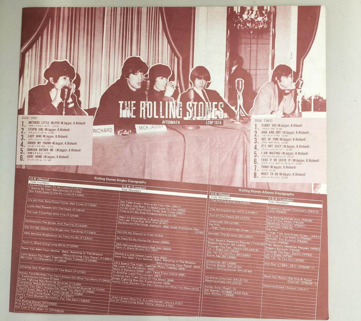 LONDON LP Record AFTER-MATH