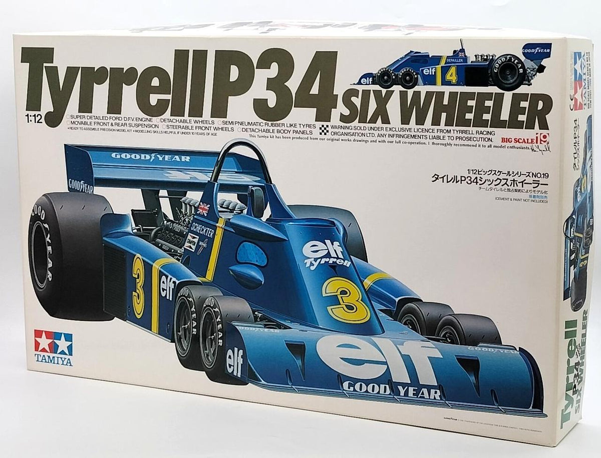 TAMIYA 1/12 Scale Tyrell P34 Six Wheeler - Banzai Thrifting | BanzaiHobby