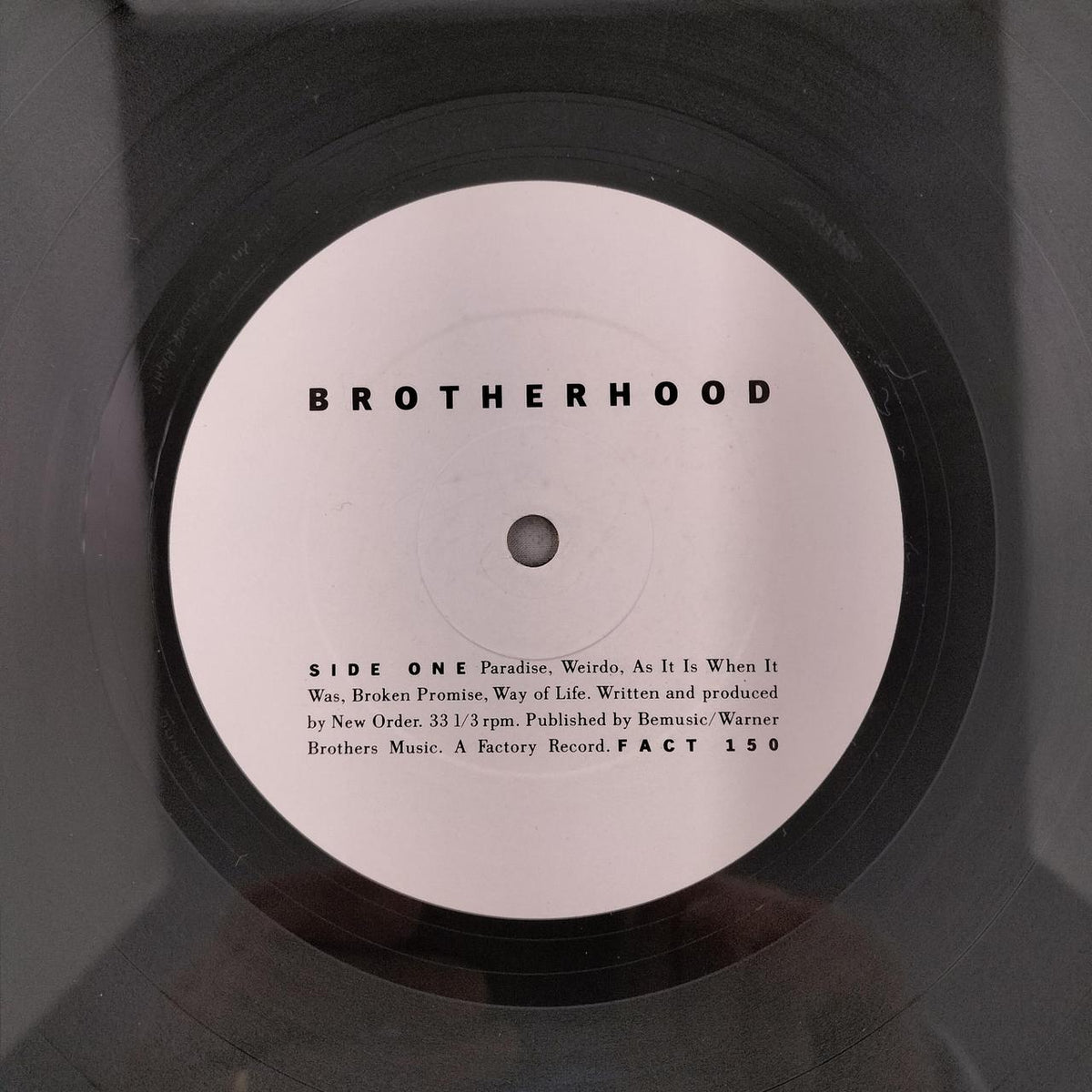 WARNER BROTHERS MUSIC Record BROTHERHOOD/FACT 150