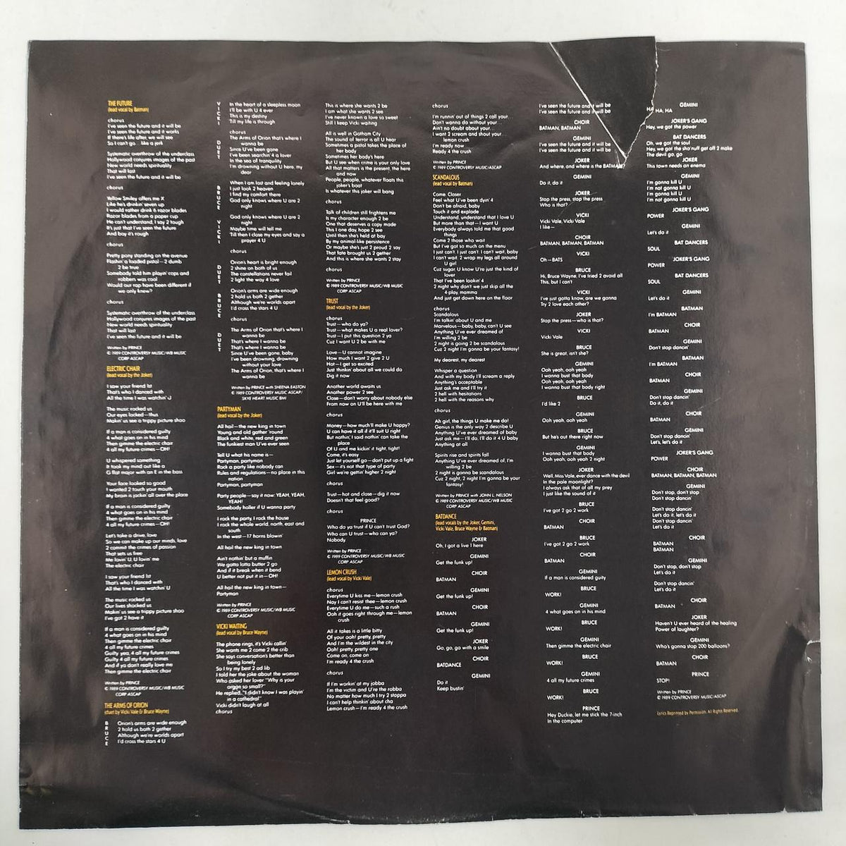 WARNER BROS RECORDS Record 25936-1