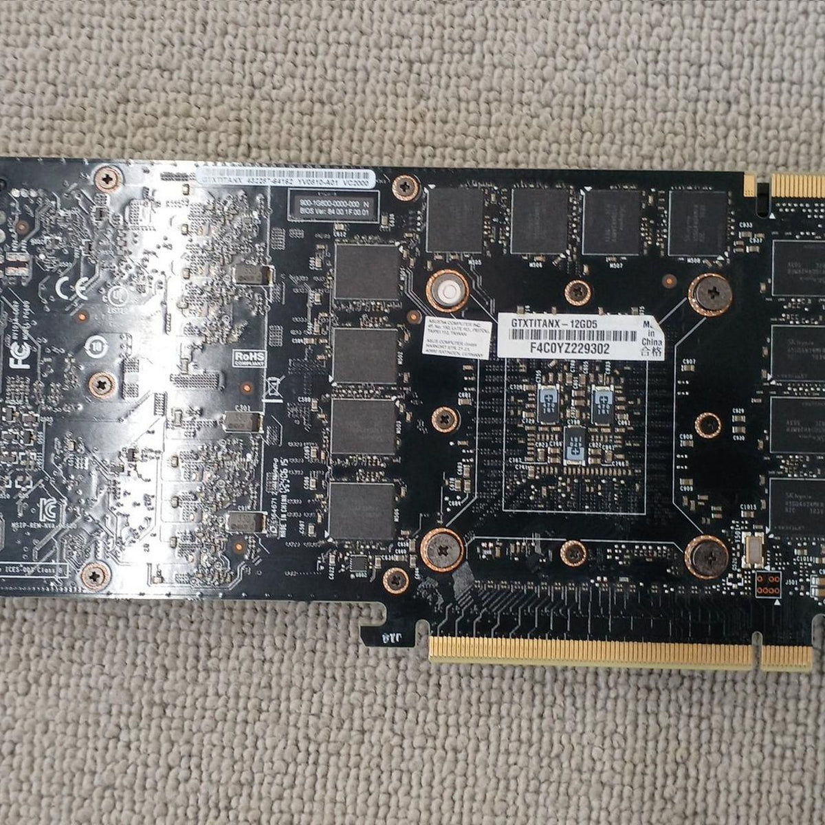 NVIDIA Graphics Card: GTX TITAN X 12GB