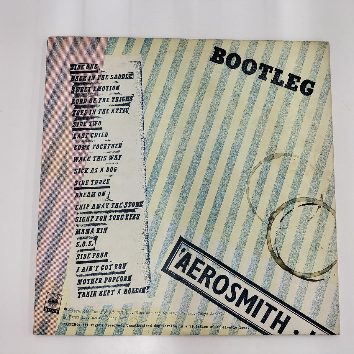 Aerosmith Record Live Bootleg