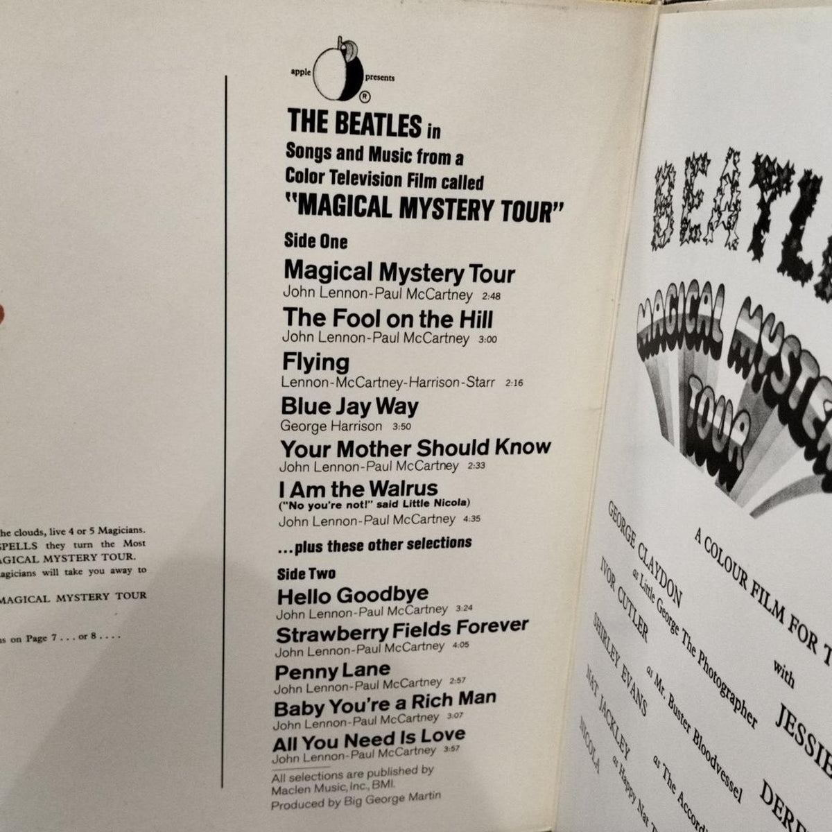 APPLERECORDS Record: MACICAL MYSTERY TOUR