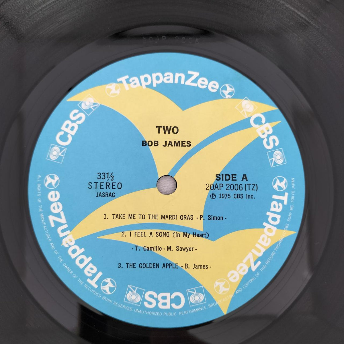 CBS Sony LP Bob James / TWO