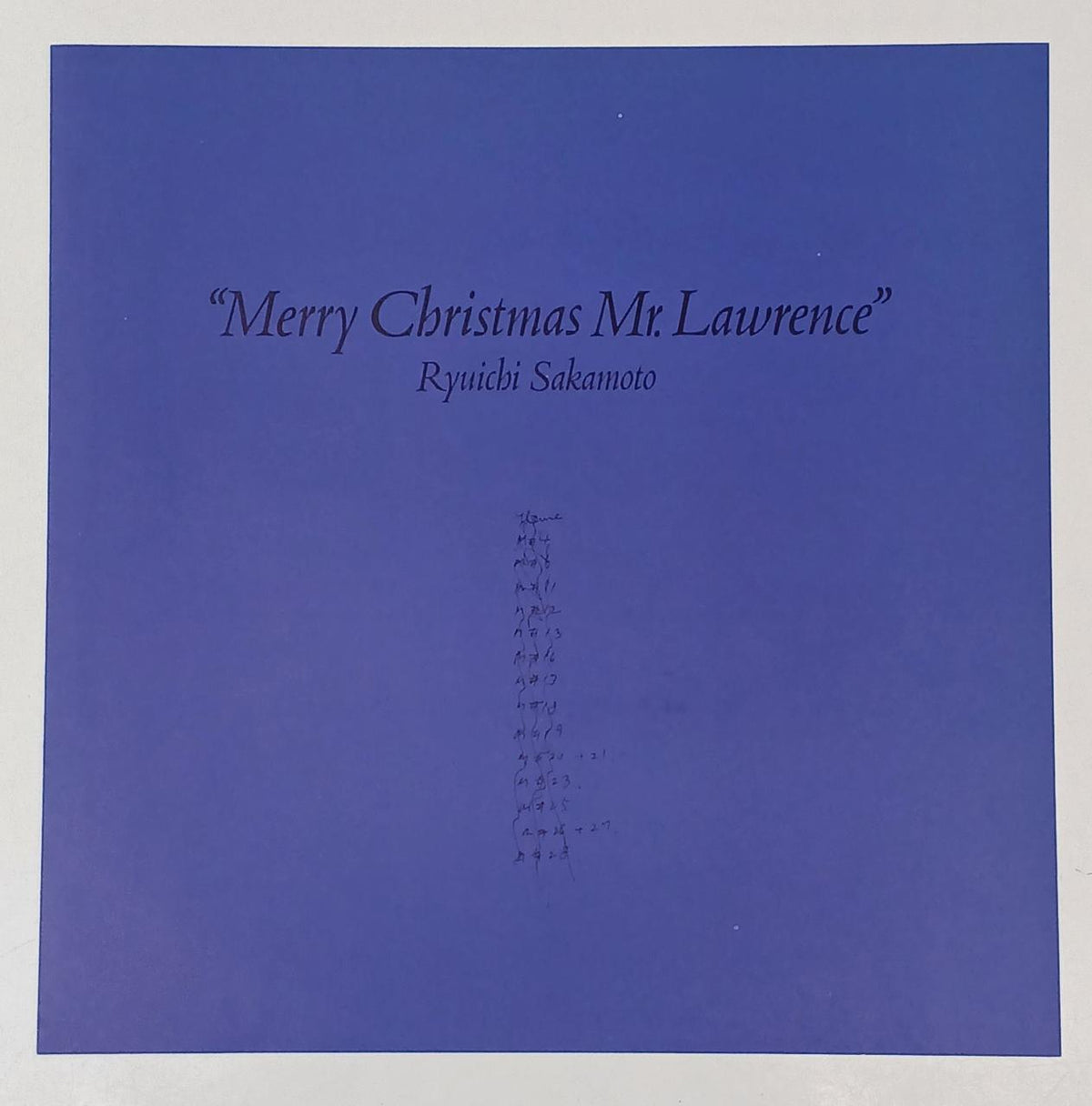 Polydor Japanese Music: Merry Christmas, Mr. Lawrence, Original Soundtrack