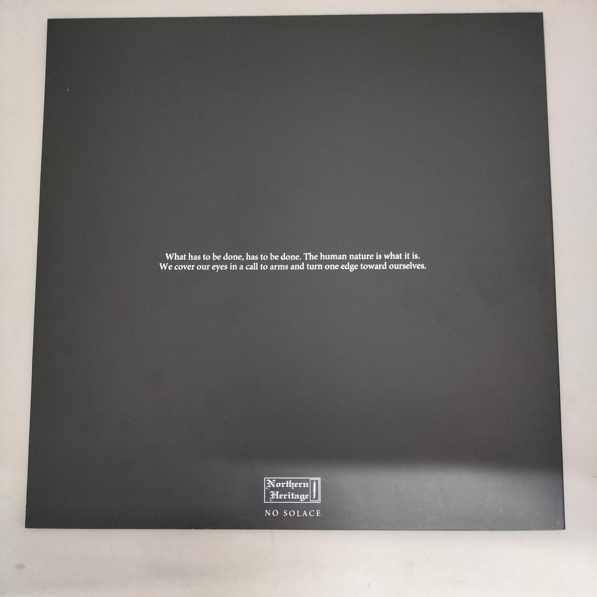 NO-SOLACE LP MGTA/AGE OF EXCUSE